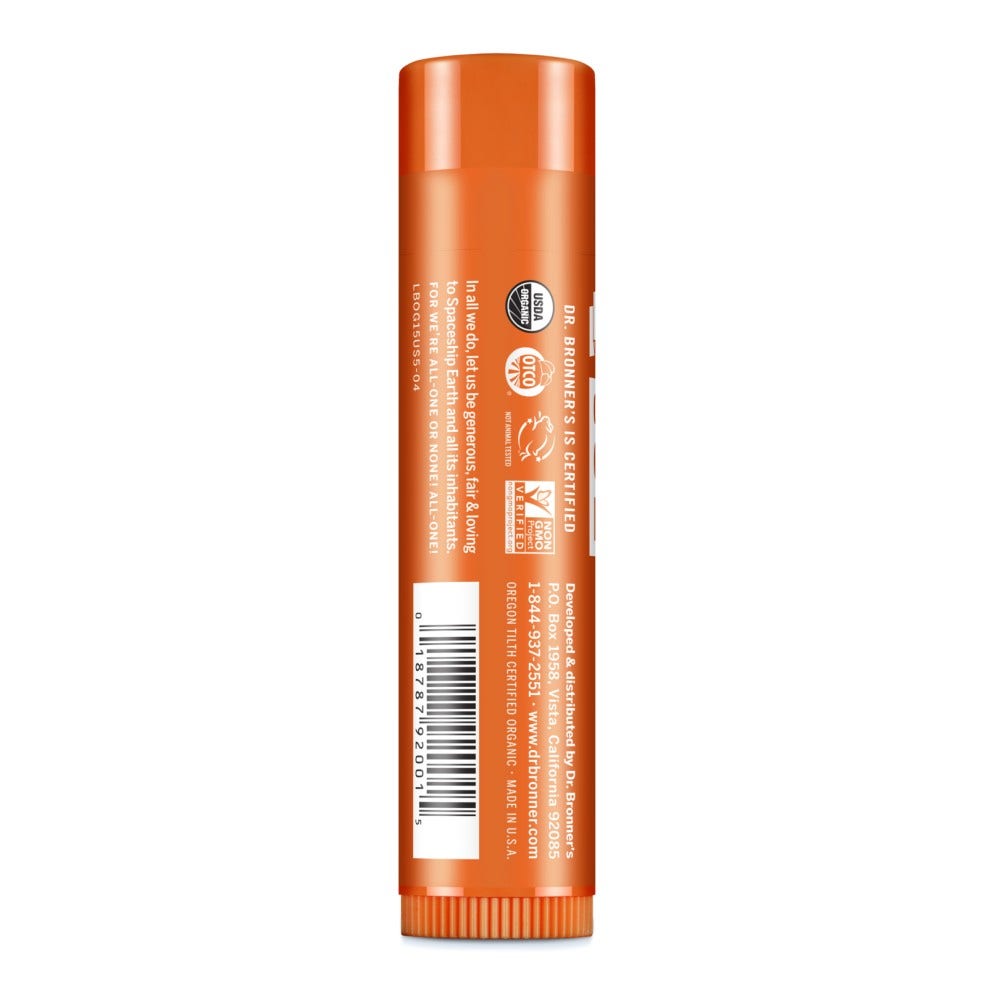 Dr. Bronner's Balsamo Labbra Bio Arancia&Zenzero 4g-3