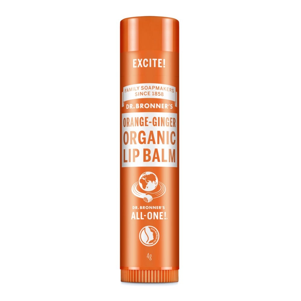 Dr. Bronner's Balsamo Labbra Bio Arancia&Zenzero 4g-1