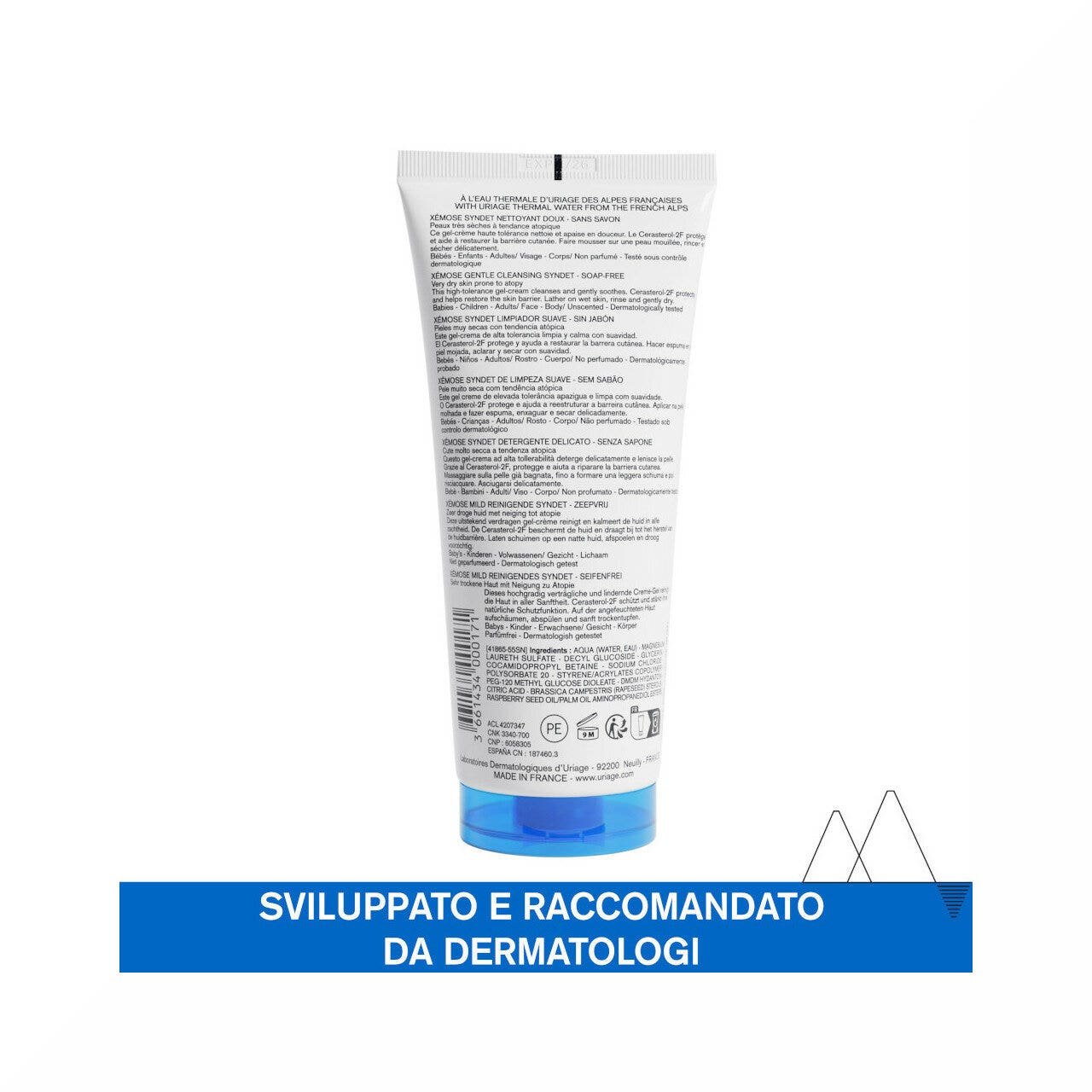 Uriage Xemose Syndet Detergente Delicato 200ml-2