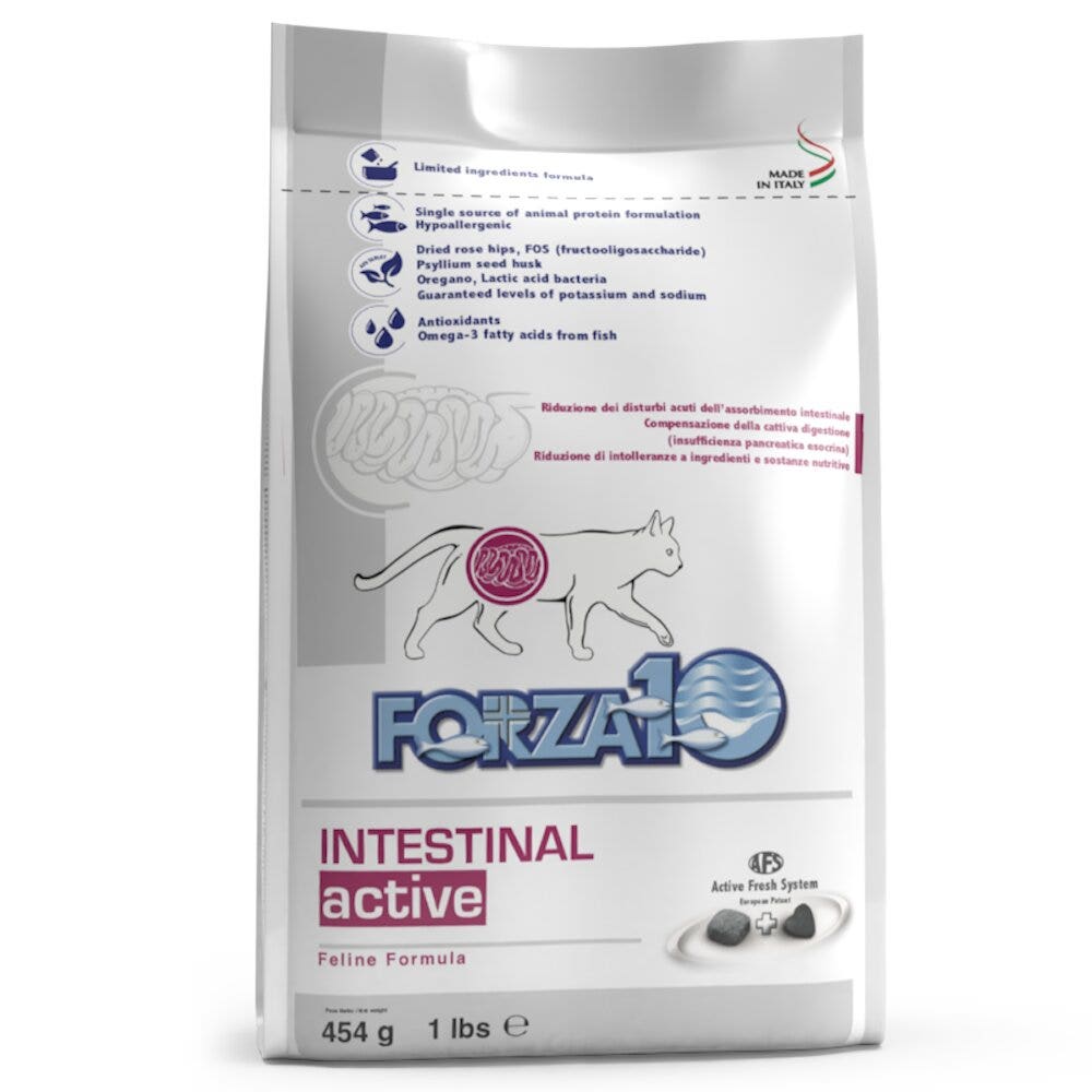 Forza10 Active Intestinal Cibo Secco Gatti Adulti Sacco 454g-3