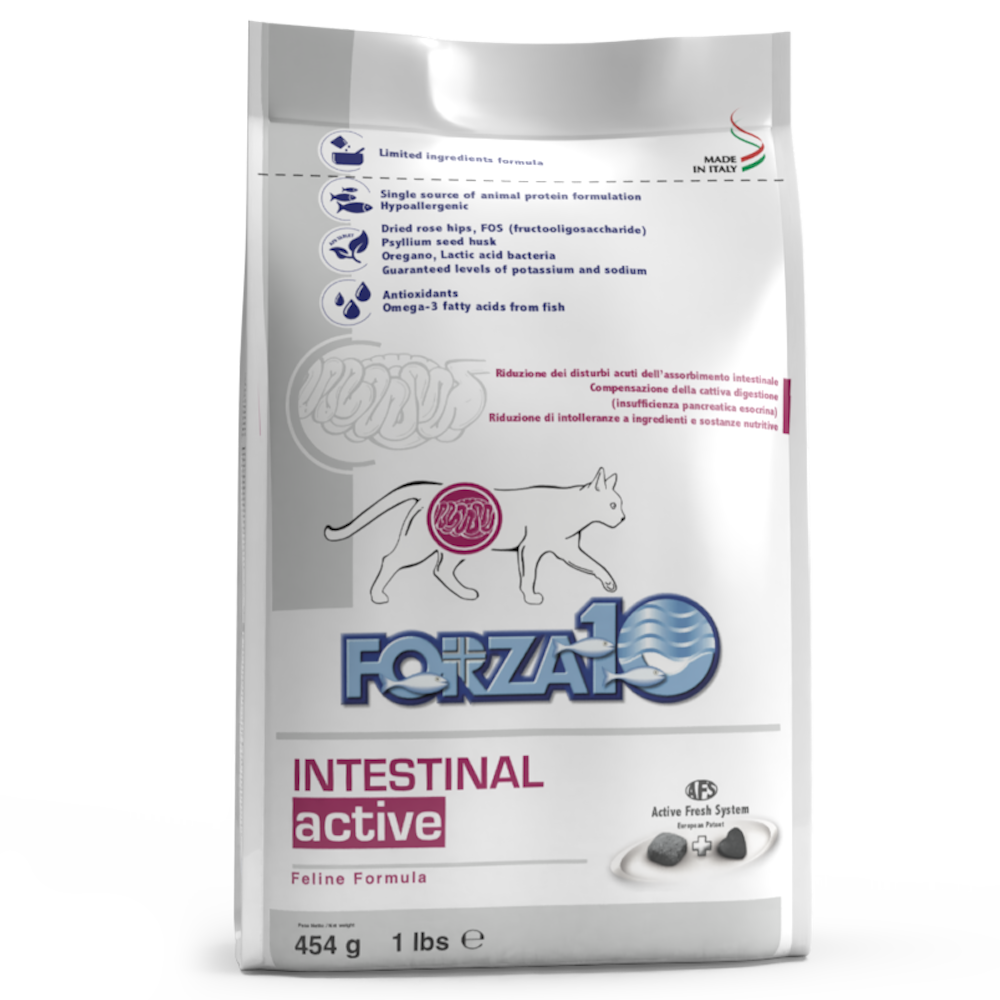 Forza10 Active Intestinal Cibo Secco Gatti Adulti Sacco 454g-2