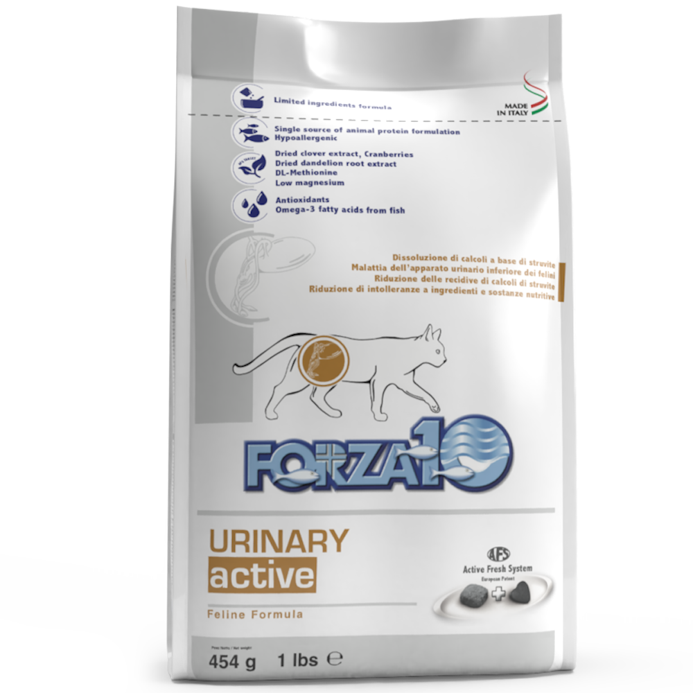 Forza10 Active Urinary Cibo Secco Gatti Adulti Sacco 454g-2