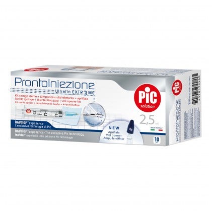 Pic Siringa Solution Pronto Iniezione 2.5ml Ago G23 10 Pezzi  - 1
