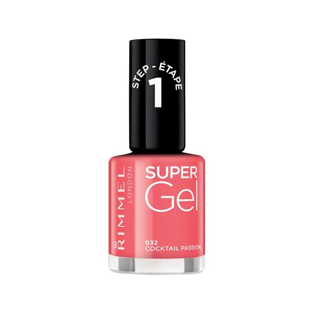 Rimmel Smalto Unghie Super Gel Colore 032 Cocktail Passion 12ml-1