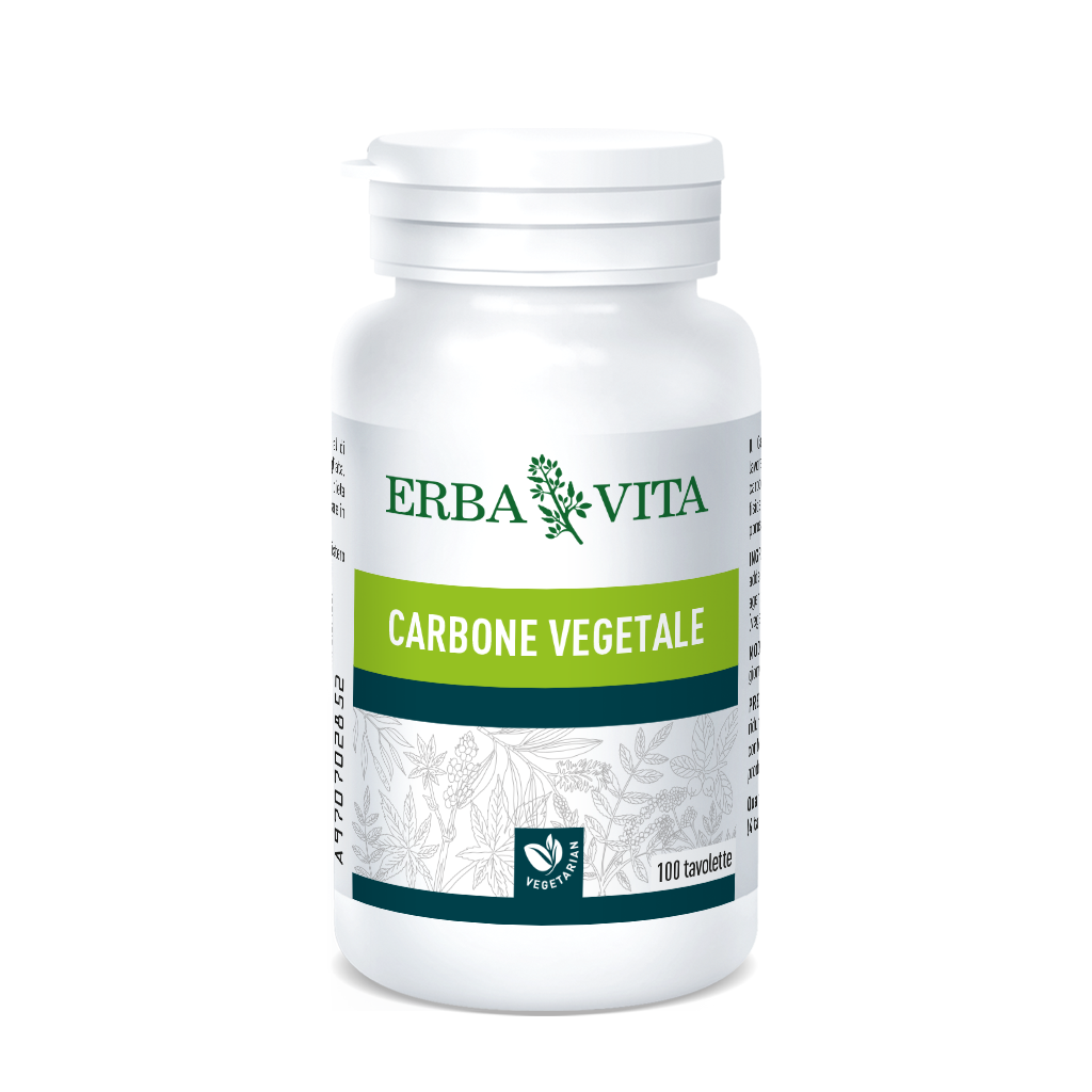 Erba Vita Carbone Vegetale 100 Tavolette  - 3