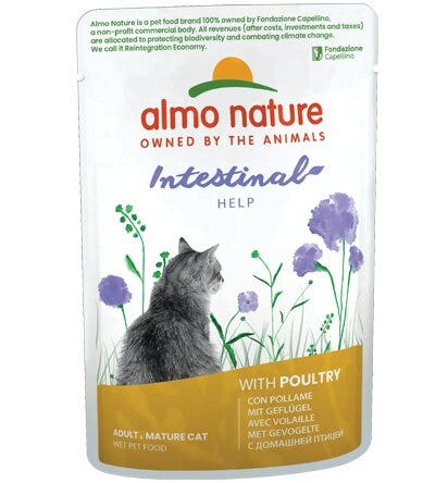 Almo Nature Intestinal Help Pollame Cibo Umido Per Gatti Adulti Bustina 70g-2