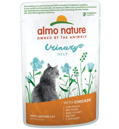 Almo Nature Urinary Help Pollo Cibo Umido Per Gatti Adulti Bustina 70g-2