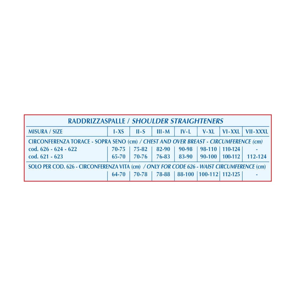Scudotex Raddrizzaspalle Posturale Con Fascia Lombare Altezza Cm 16 Taglia 1-2