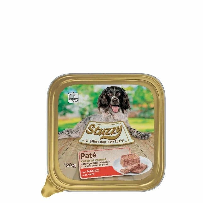Stuzzy Paté Classico Con Manzo Per Cani Adulti Vaschetta 150g-3