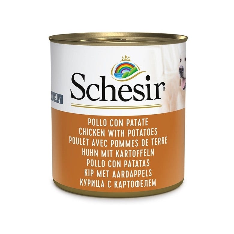 Schesir Pollo Con Patate Cibo Umido Cani Adulti Lattina 285g-4