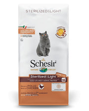 Schesir Sterilized&Light Croccantini Con Pollo Per Gatti Adulti Sacco 10kg-1