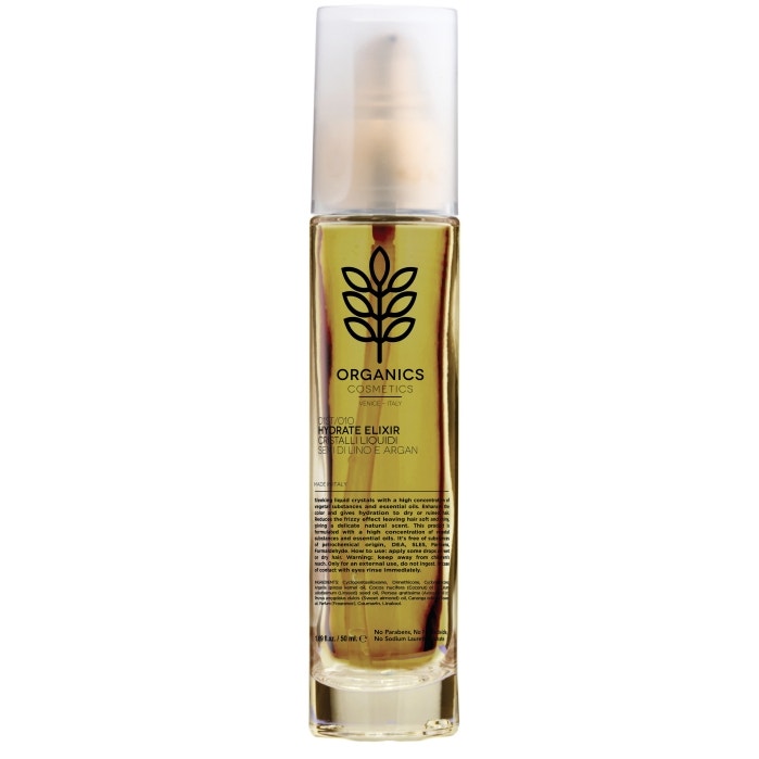 Organics Cosmetics Cristalli Liquidi Capelli Semi Di Lino Argan 50ml-2