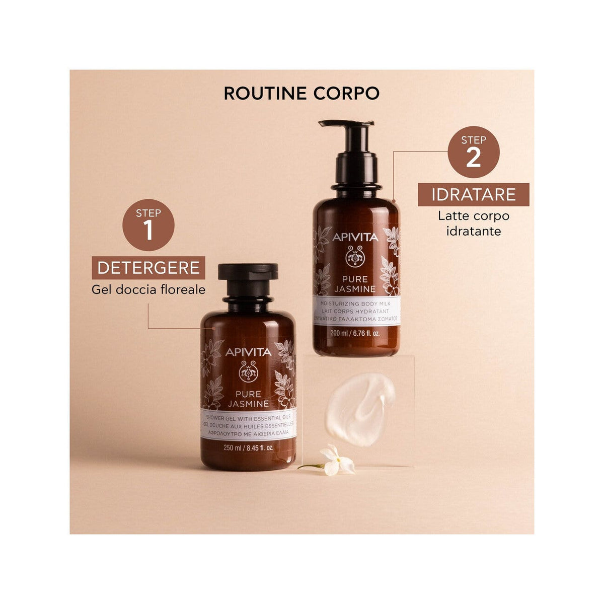Apivita Latte Corpo Idratante Gelsomino 200ml-6