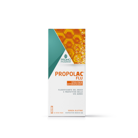 PropolAc Flu Effervescente 10 Stick Da 4 g-1