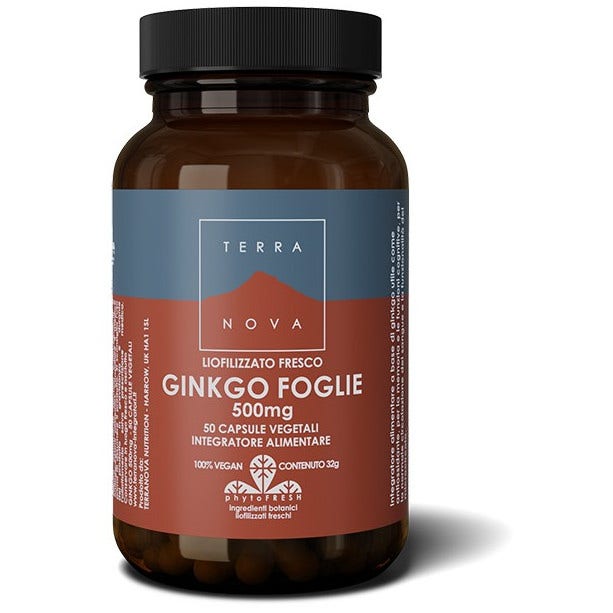 Terranova Foglie Di Ginkgo 500mg 50 Capsule-2