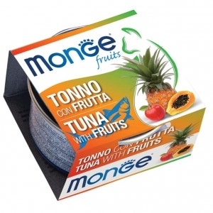 Monge Fruits Tonno Con Frutta Cibo Umido Per Gatti Adulti 80g-1