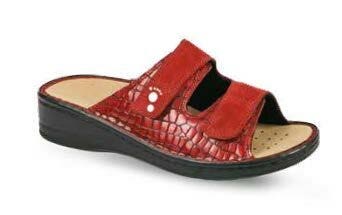 Podartis Alipes Cocco Rosso Calzatura Ortopedica Da Donna N.40-2