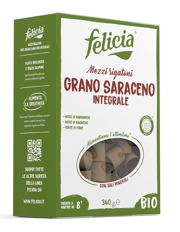 Felicia Bio Saraceno Mezzi Rigatoni 340 g-0