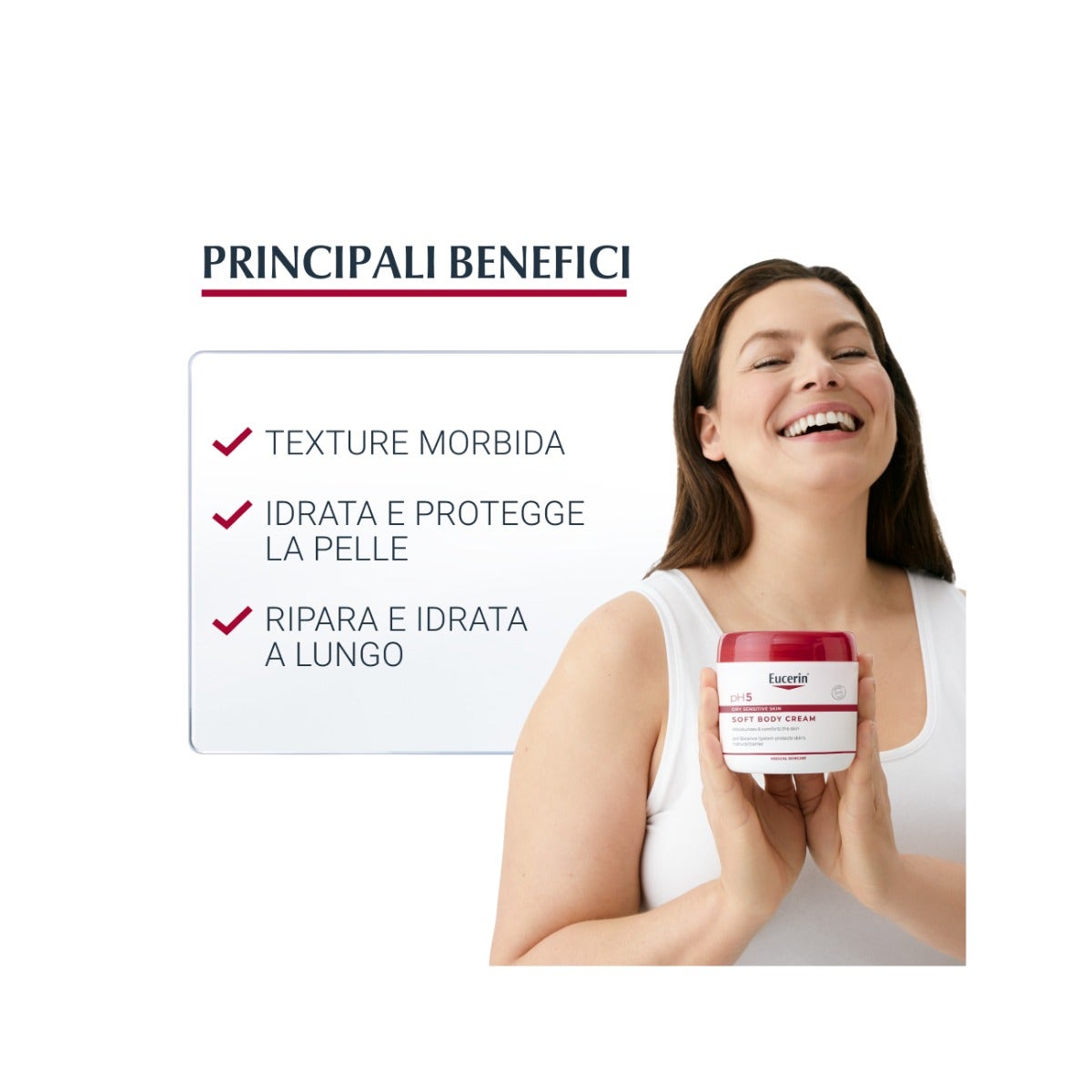 Eucerin Ph5 Soft Cream Crema Idratante Corpo 450ml-1