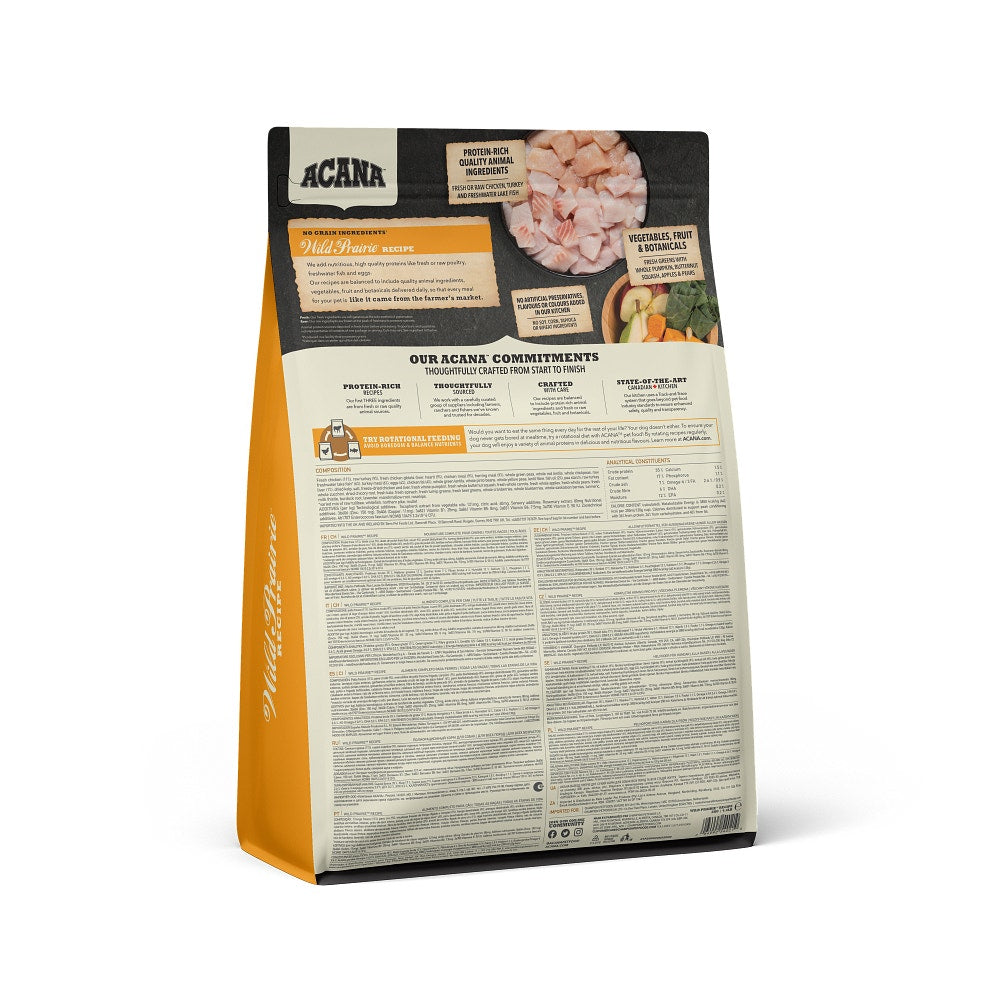 Acana Cane Wild Prairie Highest Protein Crocchette Pollame e Pesce Sacco 2kg-6