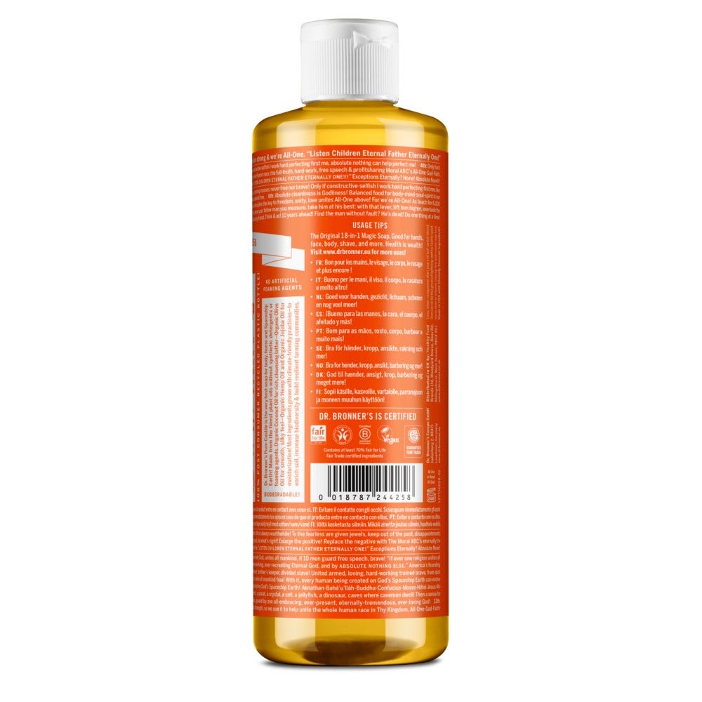 Dr. Bronner's Sapone Liquido Bio 18 in 1 Tea Tree 475ml -3