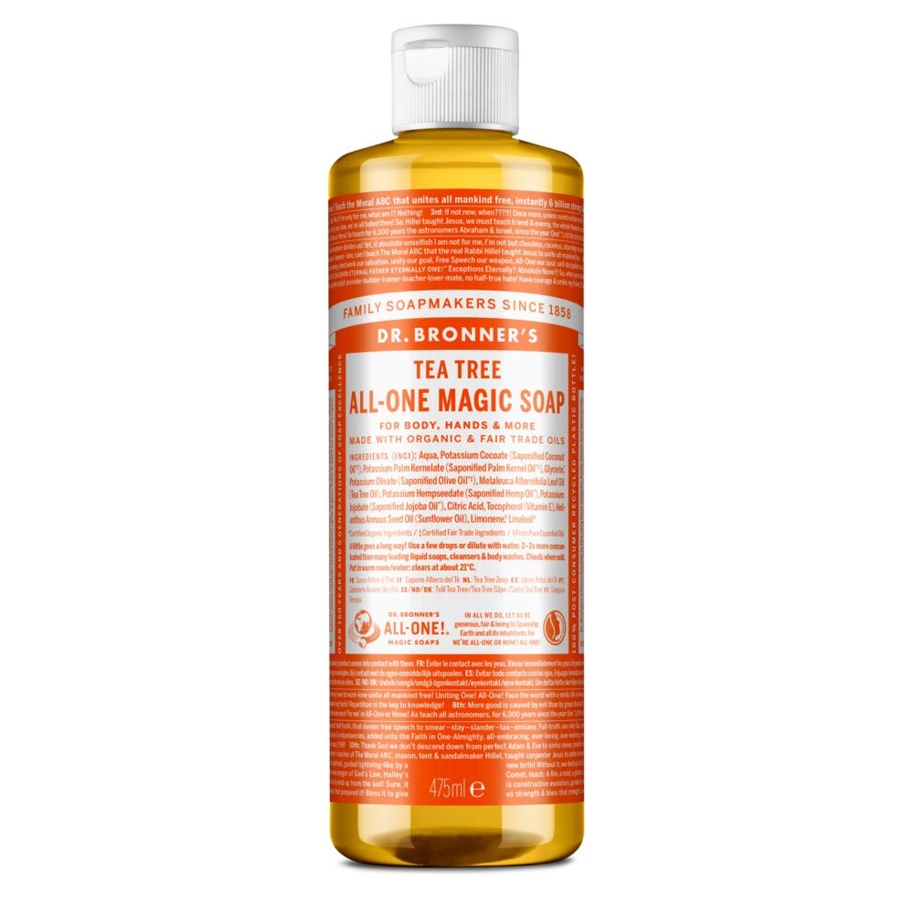 Dr. Bronner's Sapone Liquido Bio 18 in 1 Tea Tree 475ml -2