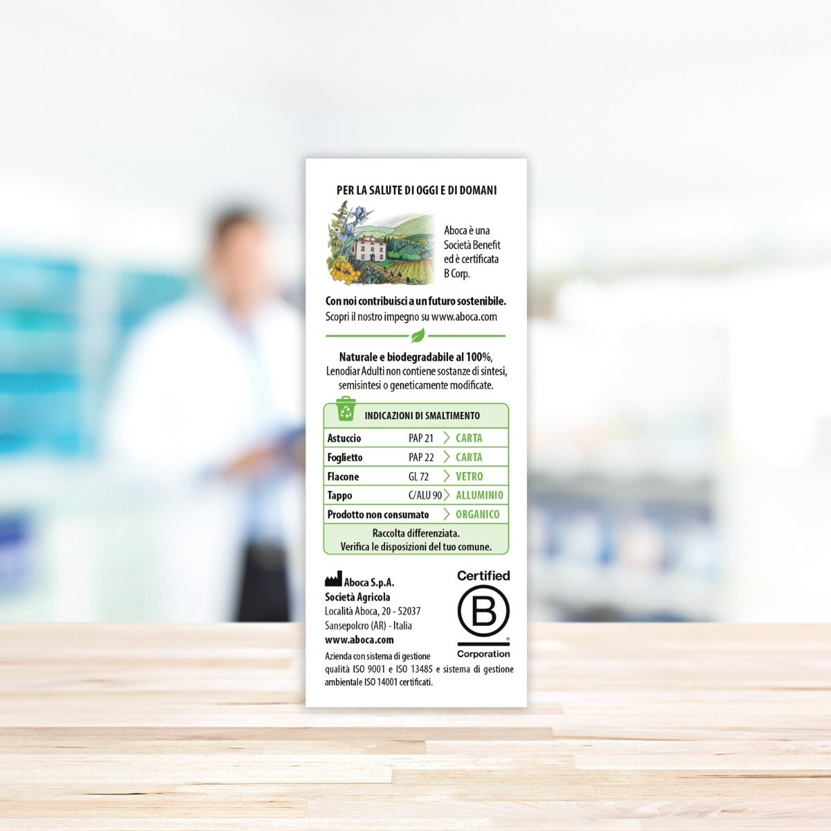 Aboca Lenodiar Adulti  Sollievo Intestinale 20 Capsule 500mg-5