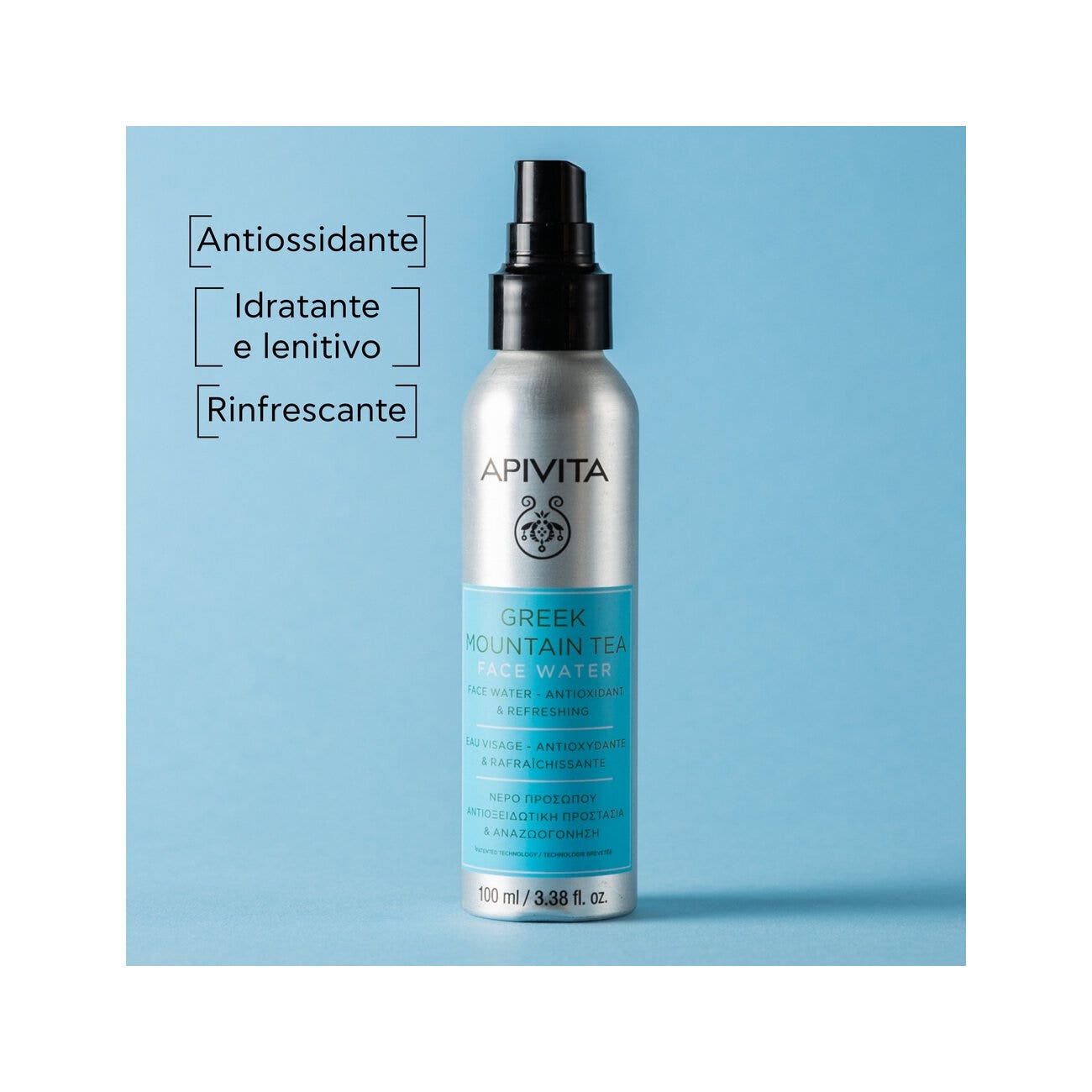 Apivita Acqua Viso Antiossidante Tè Di Montagna 100ml-2