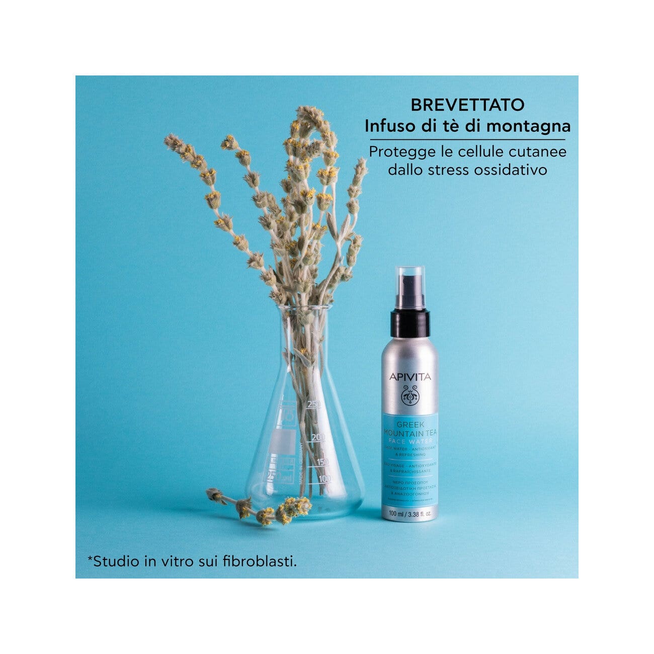 Apivita Acqua Viso Antiossidante Tè Di Montagna 100ml-5