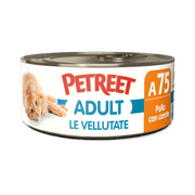 Petreet Adult Le Vellutate Pollo Con Carote Per Gatti Lattina 70g-1