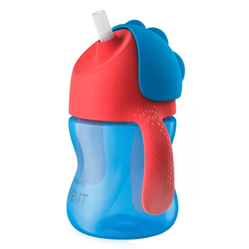 Philips Tazza Con Cannuccia Maschio 200ml 9Mesi+-2