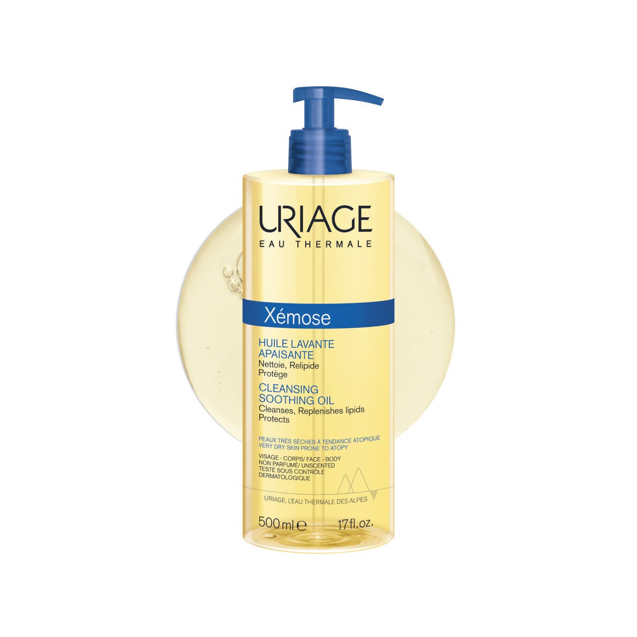 Uriage Xemose Olio Detergente Lenitivo  500ml-11