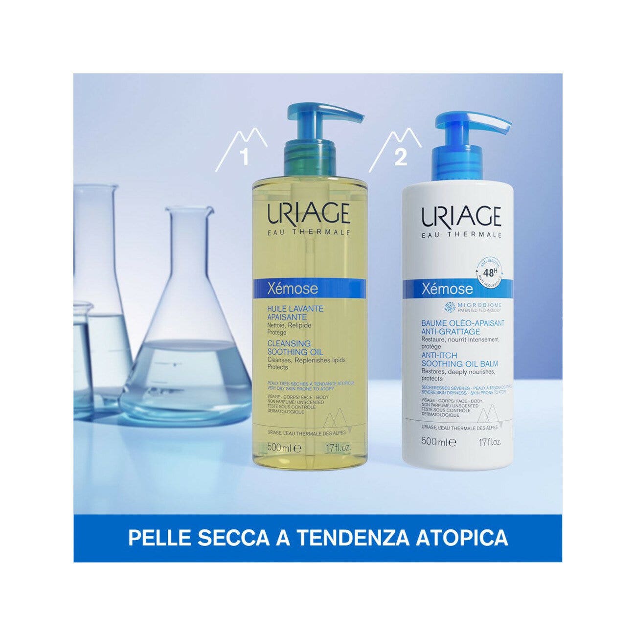 Uriage Xemose Olio Detergente Lenitivo  500ml-10