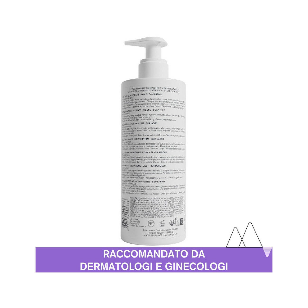 Uriage Gyn Phy Detergente Intimo Rinfrescante 500ml-13