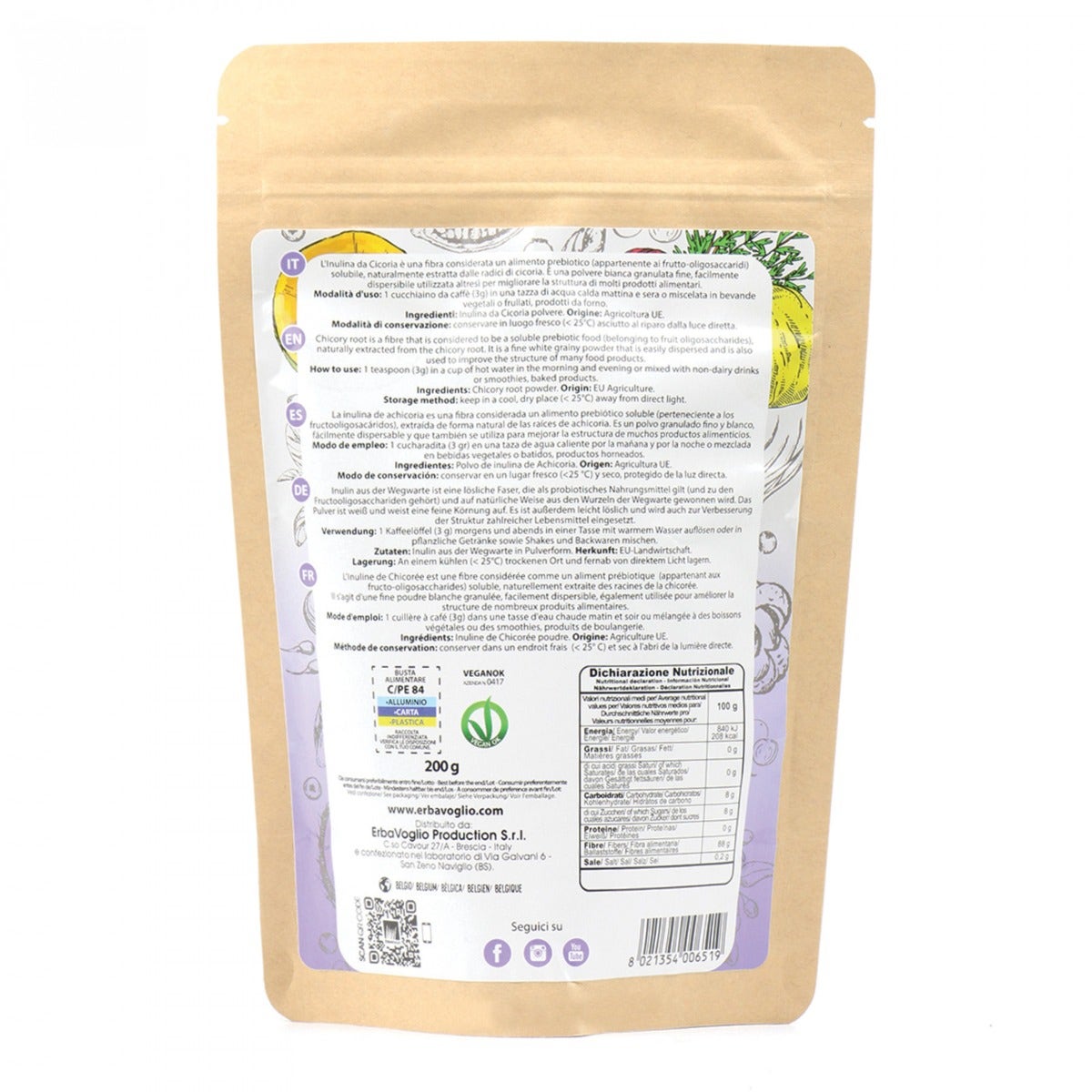 Polvere Di Inulina Da Cicoria 200g-3