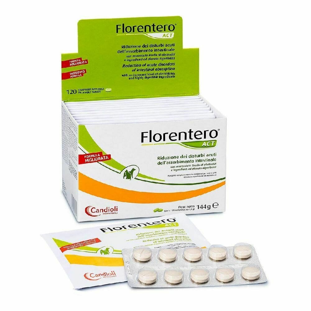 Florentero Act Mangime Complementare Cani/Gatti 120 Compresse-3