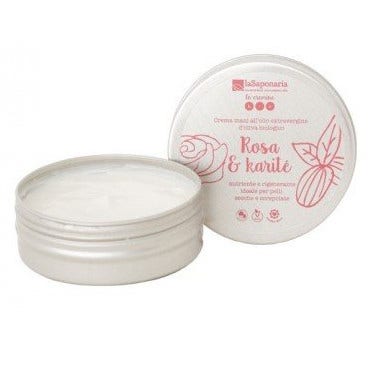 La Saponaria Crema Mani Rosa E Karité 60ml-1