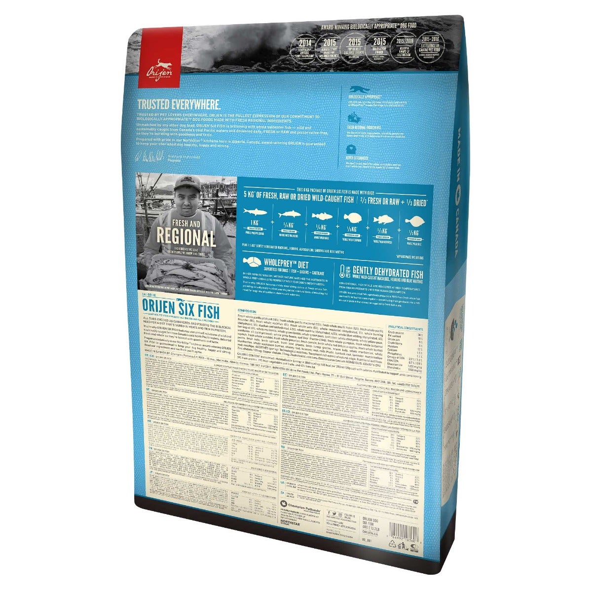 Orijen Six Fish Crocchette Di Pesce Per Cani Sacco 2kg-1