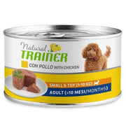 Natural Trainer Cibo Umido Pollo/Riso Per Cani Adulti Taglia Piccola Lattina 150g-1