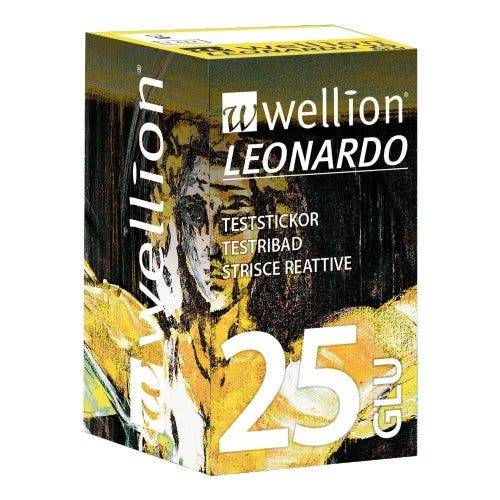 Wellion Leonardo Glicemia 25 Strisce-0