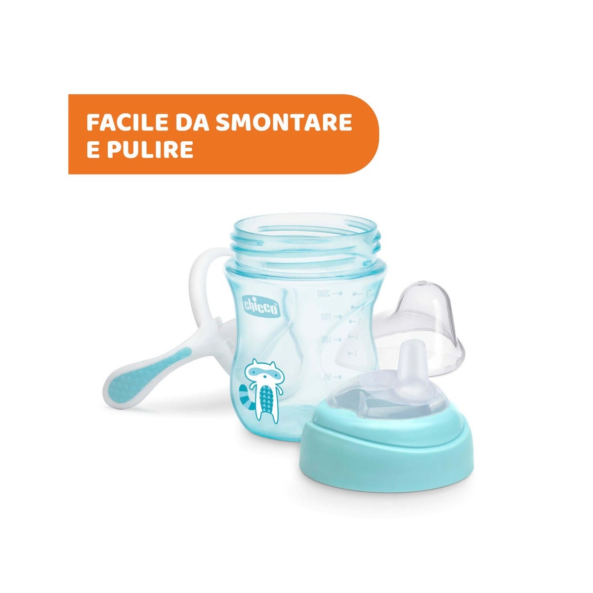 Chicco Tazza Transition Neutra Colore Giallo Per Bambini 4 Mesi+ 200ml-6