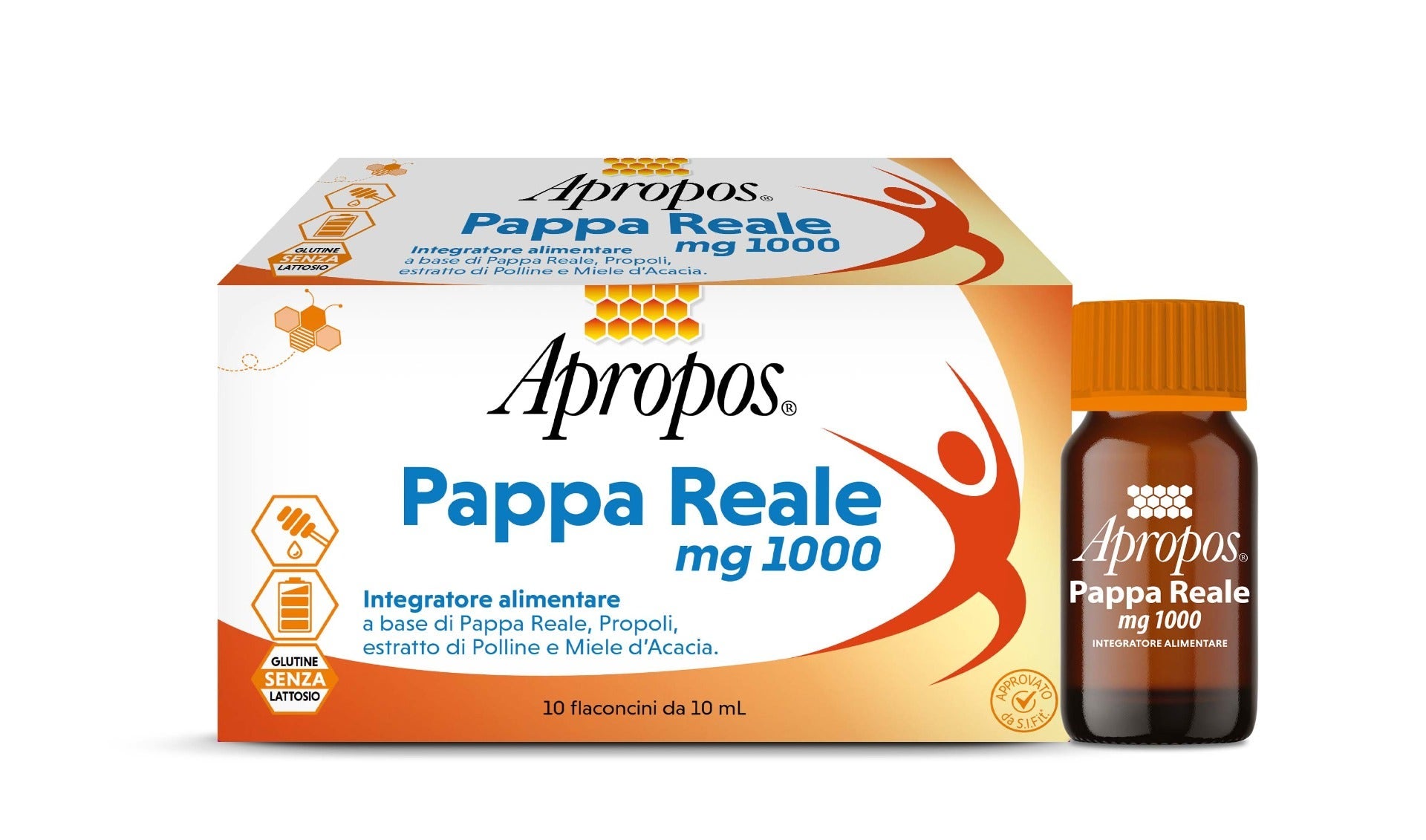 Apropos Pappa Reale 1000mg 10 Flaconcini da 10ml-3