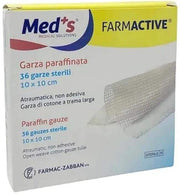Garza Meds Farmactive Paraffinata Sterile 10x10 cm Scatola 36 Pezzi-0
