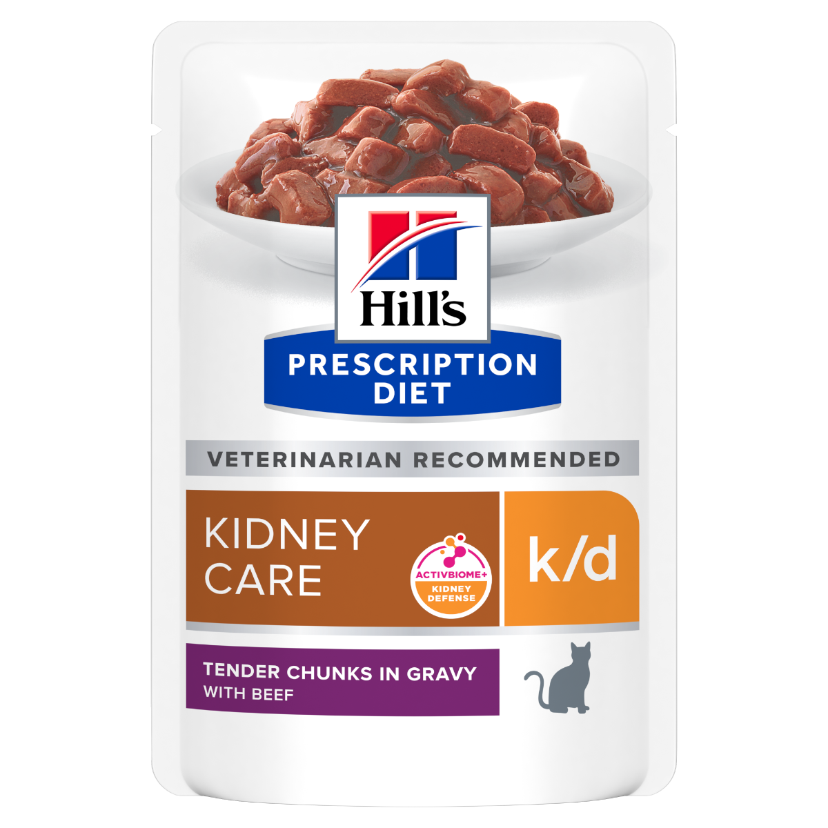 Hill's Prescription Diet K/D Kidney Care Bocconcini Manzo Per Gatti Bustina 85g-2