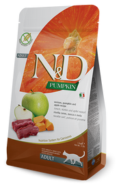 Farmina N&D Pumpkin Cervo E Zucca Gatti Adulti Sacco 300g-2