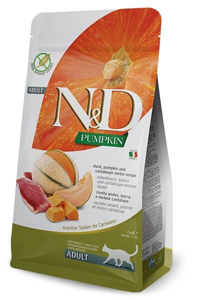 Farmina N&D Pumpkin Anatra E Zucca Gatti Adulti Sacco 1,5kg-3