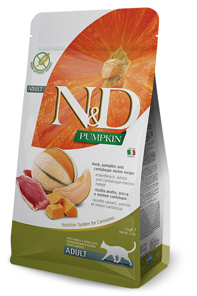 Farmina N&D Pumpkin Anatra E Zucca Gatti Adulti Sacco 300g-2