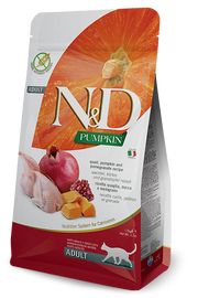 Farmina N&D Pumpkin Quaglia E Zucca Gatti Adulti Sacco 300g-2