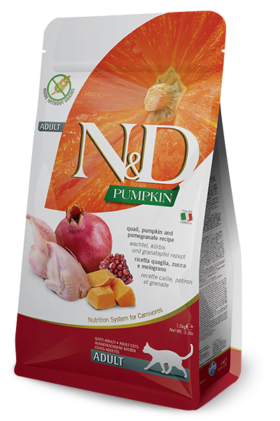 Farmina N&D Pumpkin Quaglia E Zucca Gatti Adulti Sacco 5kg-1