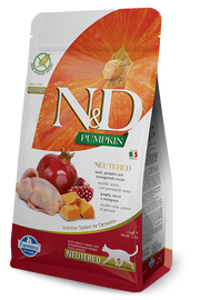 Farmina N&D Pumpkin Neutered Quaglia E Zucca Gatti Adulti Sterilizzati Sacco 5kg-1
